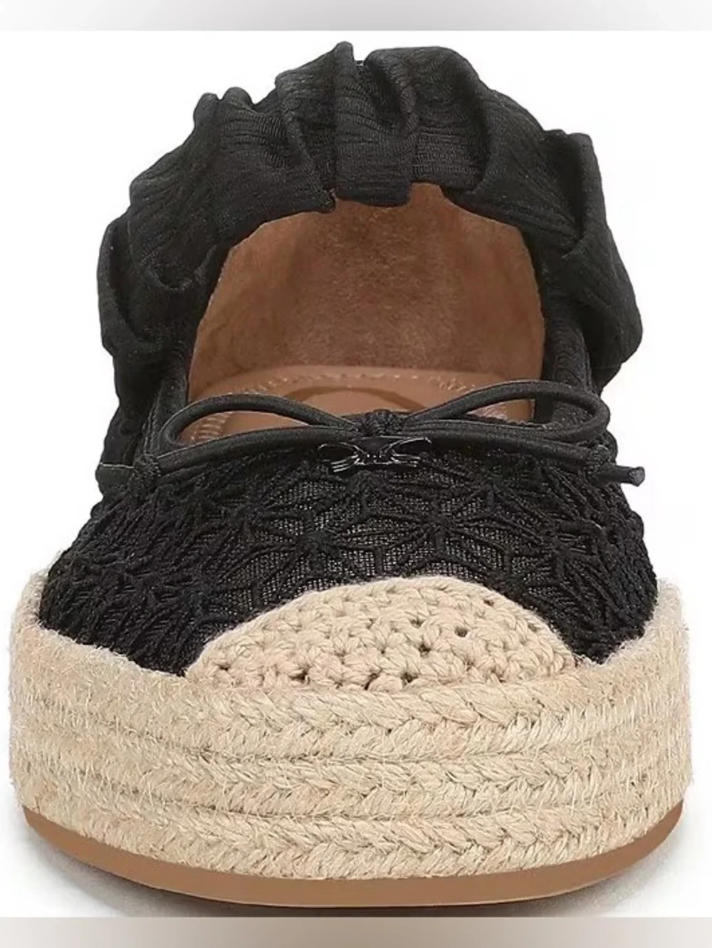 Circus by Sam Edelman Lillie Mesh Bow Detail Mary Jane Espadrille Ballet Flats